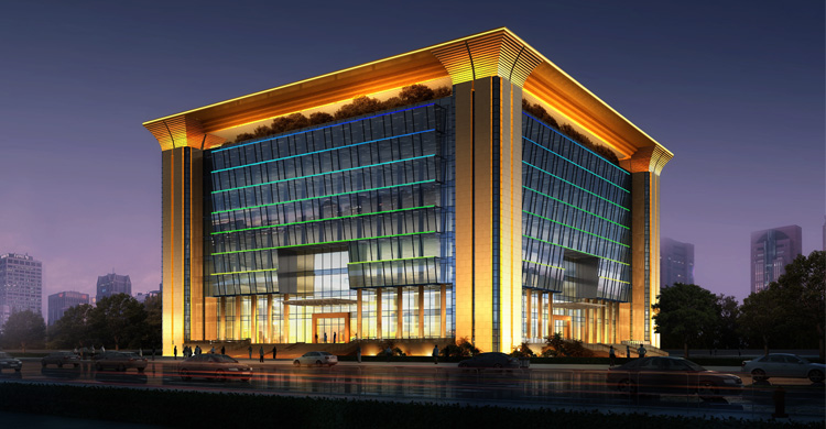 甯鄉大學(xué)科技創新基地二期綜合樓泛光照明