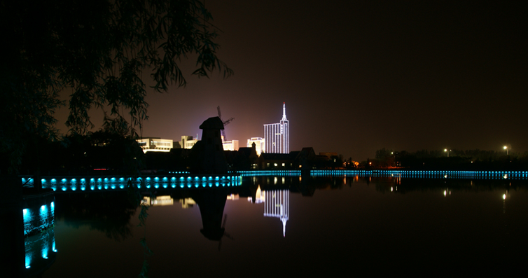 壽光彌河公園景觀亮化